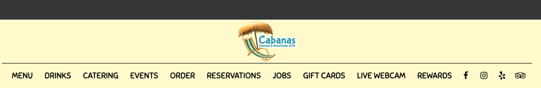 Cabanas Coastal & Beachside Grill